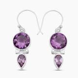 Mystic Quartz Silver Earrings