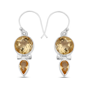 Mystic Quartz Silver Earring