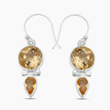 Mystic Quartz Silver Earrings