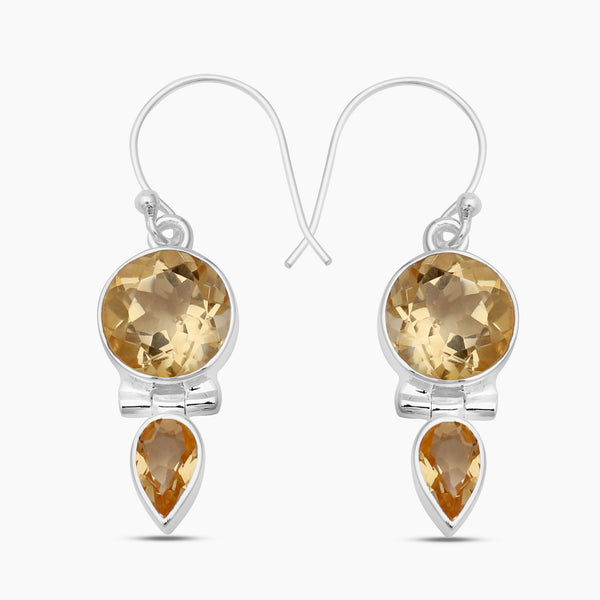 Mystic Quartz Silver Earrings