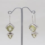 Lemon Topaz 925 Sterling Silver Earrings