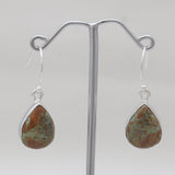 925 Sterling Silver Gaspeite Earrings