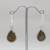 925 Sterling Silver Gaspeite Earrings