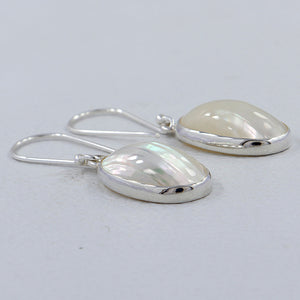 Mabe Fresh Water Pearl Silver Earrings