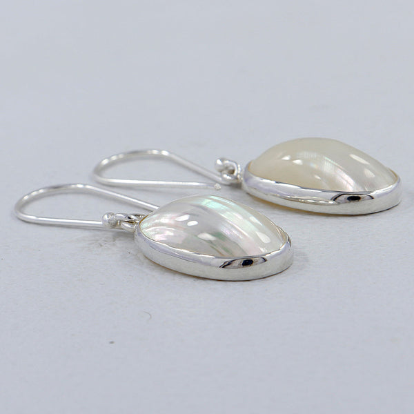 Mabe Fresh Water Pearl Silver Earrings