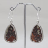 925 Sterling Silver Carrisite Jasper Earrings