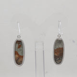 Carrasite Jasper Silver Earrings