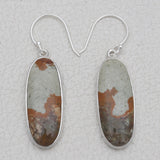 Carrasite Jasper Silver Earrings