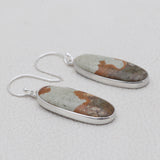Carrasite Jasper Silver Earrings