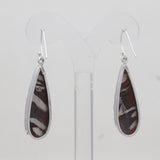 Peanut Wood Jasper Silver Earrings
