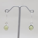 Tourmaline Silver Earrings