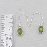 Tourmaline Silver Earrings