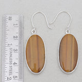 925 Sterling Silver Tiger Eye Earrings