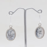 925 Sterling Silver Dendritic Opal Earrings