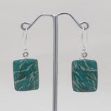 925 Sterling Silver Amazonite Earrings