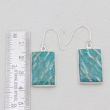 925 Sterling Silver Amazonite Earrings