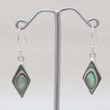 Abalone Shell Silver Earrings