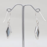Abalone Shell Silver Earrings