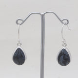 925 Sterling Silver Pietersite Jasper Earrings