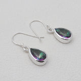 Mystic Quartz Silver Earrings