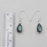 Mystic Quartz Silver Earrings
