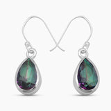 Mystic Quartz Silver Earrings