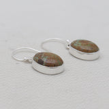 Boulder Turquoise Silver Earrings