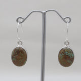 Boulder Turquoise Silver Earrings
