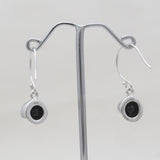 925 Silver Black Onyx Earrings