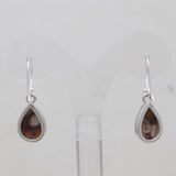 Peanut Wood Jasper Silver Earrings