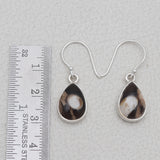 Peanut Wood Jasper Silver Earrings