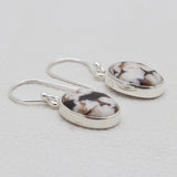 Peanut Wood Jasper Silver Earrings