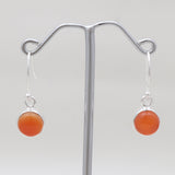 925 Sterling Silver Carnelian Earrings