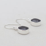 925 Sterling Silver Iolite Earrings