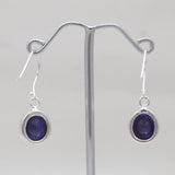 925 Sterling Silver Iolite Earrings