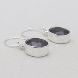 925 Sterling Silver Iolite Earrings
