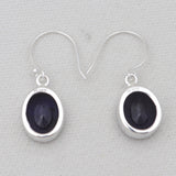 925 Sterling Silver Iolite Earrings