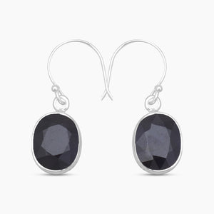 925 Sterling Silver Iolite Earrings
