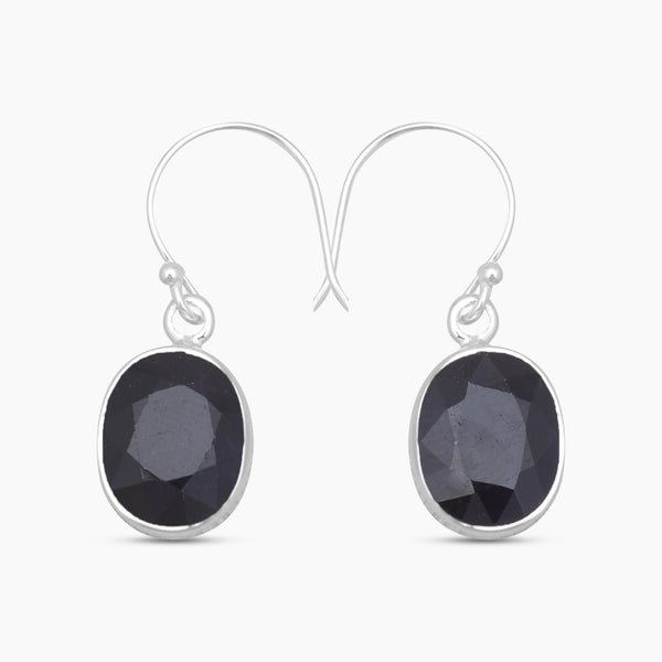 925 Sterling Silver Iolite Earrings