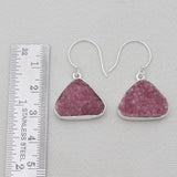 925 Sterling Silver Cobalto Calcite Earrings