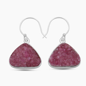 925 Sterling Silver Cobalto Calcite Earrings