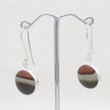 Polychrome Jasper Silver Earrings