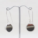 Polychrome Jasper Silver Earrings