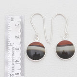 Polychrome Jasper Silver Earrings