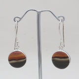 Polychrome Jasper Silver Earrings