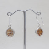 Brecciated Mookaite Silver Earrings