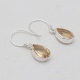925 Sterling Silver Citrine Earrings