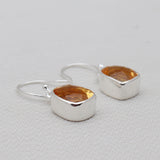925 Sterling Silver Citrine Earrings