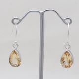 925 Sterling Silver Citrine Earrings