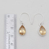 925 Sterling Silver Citrine Earrings